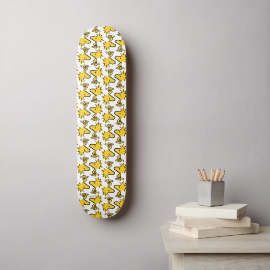 Peanuts | Woodstock Patroon Persoonlijk Skateboard (Muurkunst)