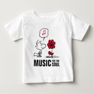 Peanuts Woodstock Ruiken de bloemen