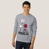 Peanuts | Woodstock Ruiken de bloemen Trui (Voorkant volledig)