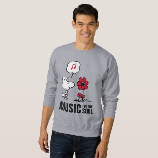 Peanuts | Woodstock Ruiken de bloemen Trui (Voorkant volledig)