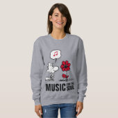 Peanuts | Woodstock Ruiken de bloemen Trui (Voorkant volledig)