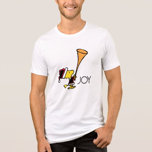 Peanuts | Woodstock Sinterklaas Tri-Blend Shirt (Voorkant)