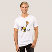 Peanuts | Woodstock Sinterklaas Tri-Blend Shirt (Voorkant volledig)
