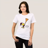 Peanuts | Woodstock Sinterklaas Tri-Blend Shirt (Voorkant volledig)