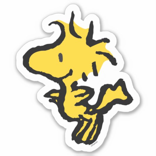 Peanuts | Woodstock Smile Sticker (Voorkant)