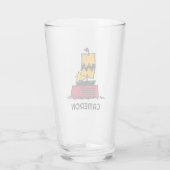 Peanuts | Woodstock Snoopy Dish Zeilboot Glas (Achterkant)