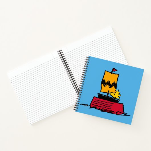 Peanuts | Woodstock Snoopy Dish Zeilboot Notitieboek (Binnen)