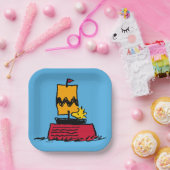 Peanuts | Woodstock Snoopy Dish Zeilboot Papieren Bordje (Feest)