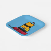 Peanuts | Woodstock Snoopy Dish Zeilboot Papieren Bordje (Gebogen)