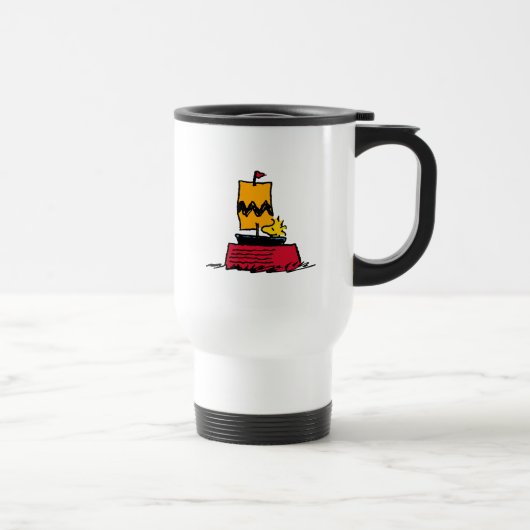 Peanuts | Woodstock Snoopy Dish Zeilboot Reisbeker (Rechts)