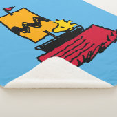 Peanuts | Woodstock Snoopy Dish Zeilboot Sherpa Deken (3/4)
