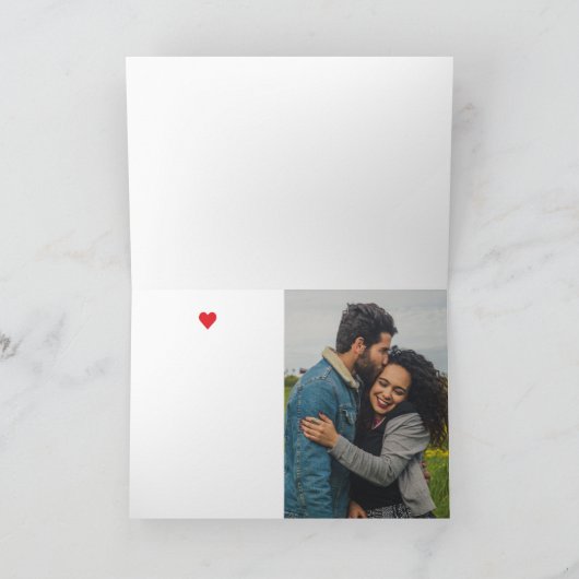 Peanuts | Woodstock & Snoopy Valentijn Feestdagen Kaart (Binnen)