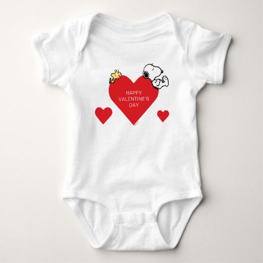 Peanuts | Woodstock & Snoopy Valentijn Romper (Voorkant)