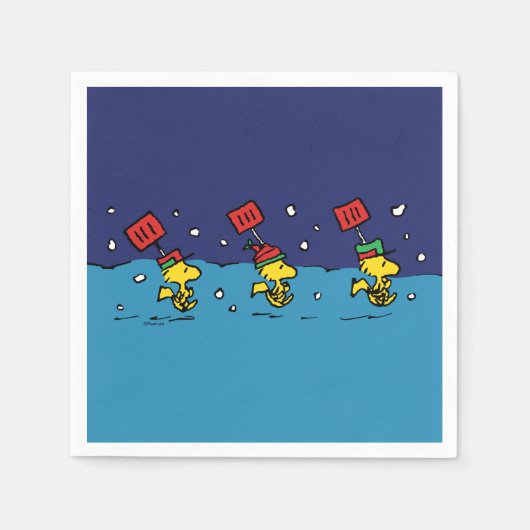 Peanuts | Woodstock Snow Shovel Team Servet (Voorkant)
