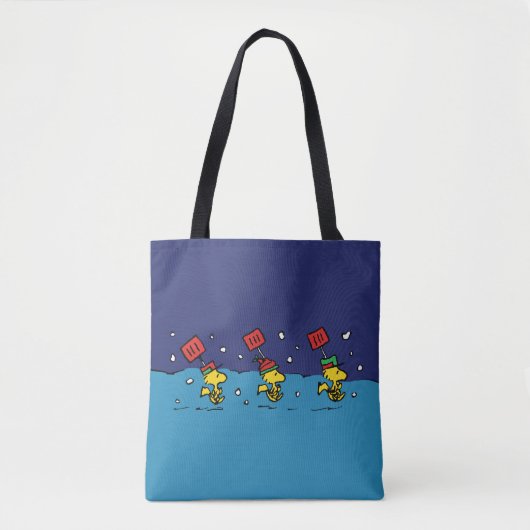 Peanuts | Woodstock Snow Shovel Team Tote Bag (Voorkant)
