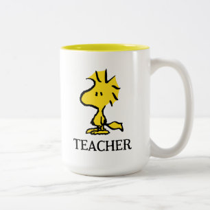 Peanuts   Woodstock Teacher Tweekleurige Koffiemok