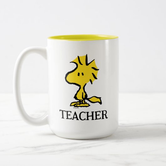 Peanuts | Woodstock Teacher Tweekleurige Koffiemok (Links)