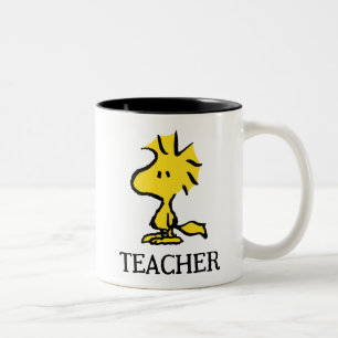 Peanuts   Woodstock Teacher Tweekleurige Koffiemok