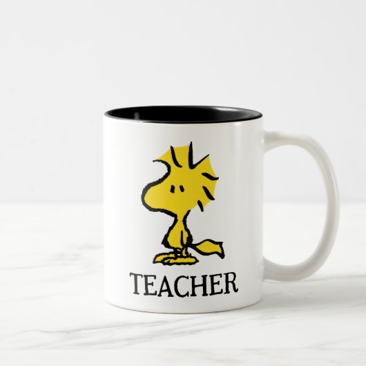 Peanuts | Woodstock Teacher Tweekleurige Koffiemok (Rechts)