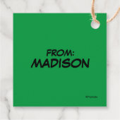 Peanuts | Woodstock & Vrienden Teken maart Bedankjes Labels (Achterkant)