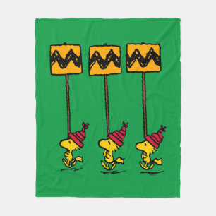 Peanuts   Woodstock & Vrienden Teken maart Fleece Deken