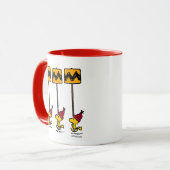 Peanuts | Woodstock & Vrienden Teken maart Mok (Voorkant links)