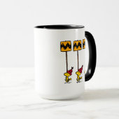 Peanuts | Woodstock & Vrienden Teken maart Mok (Voorkant rechts)