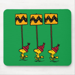 Peanuts   Woodstock & Vrienden Teken maart Muismat