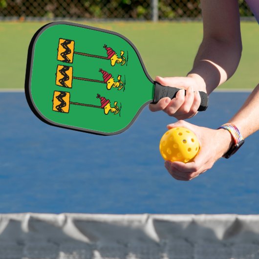 Peanuts | Woodstock & Vrienden Teken maart Pickleball Paddle (Insitu)