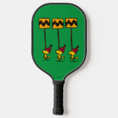Peanuts | Woodstock & Vrienden Teken maart Pickleball Paddle (Achterkant)