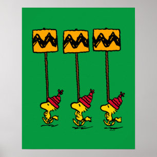 Peanuts   Woodstock & Vrienden Teken maart Poster