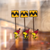 Peanuts | Woodstock & Vrienden Teken maart Raamsticker (Vel 2)