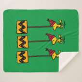 Peanuts | Woodstock & Vrienden Teken maart Sherpa Deken (Voorkant (horizontaal))