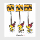 Peanuts | Woodstock & Vrienden Teken maart Sticker (Vel)