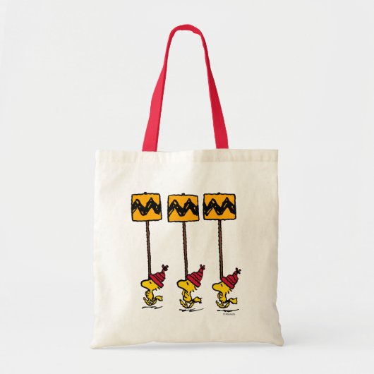 Peanuts | Woodstock & Vrienden Teken maart Tote Bag (Voorkant)