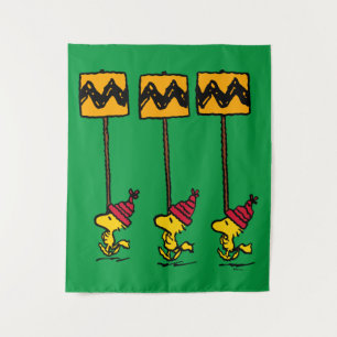 Peanuts   Woodstock & Vrienden Teken maart Wandkleed