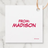 Peanuts | Woodstock Wees vrolijk Bedankjes Labels (Achterkant)