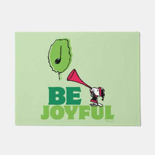 Peanuts | Woodstock Wees vrolijk Deurmat (Voorkant)