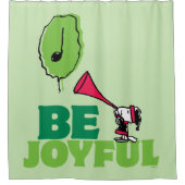 Peanuts | Woodstock Wees vrolijk Douchegordijn (Voorkant)