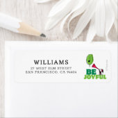 Peanuts | Woodstock Wees vrolijk Etiket (Insitu)