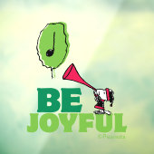 Peanuts | Woodstock Wees vrolijk Raamsticker (Vel 3)