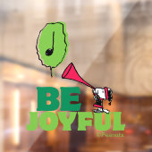 Peanuts | Woodstock Wees vrolijk Raamsticker (Vel 2)