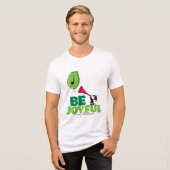 Peanuts | Woodstock Wees vrolijk Tri-Blend Shirt (Voorkant volledig)