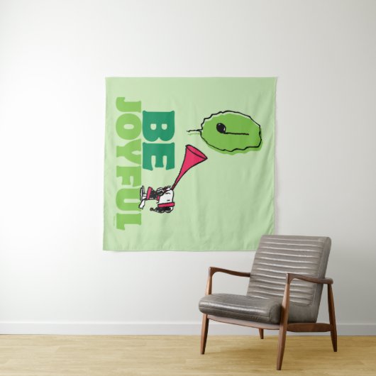 Peanuts | Woodstock Wees vrolijk Wandkleed (In Situ (horizontaal))