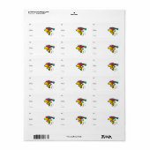 Peanuts | Woodstock Winter Beanie Pet Gift Label (Full Sheet)