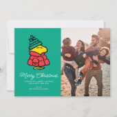 Peanuts | Woodstock Winter Vrolijk kerstfeest Feestdagenkaart (Voorkant)