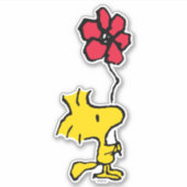 Peanuts | Woodstock Zoet Bloem Sticker (Voorkant)