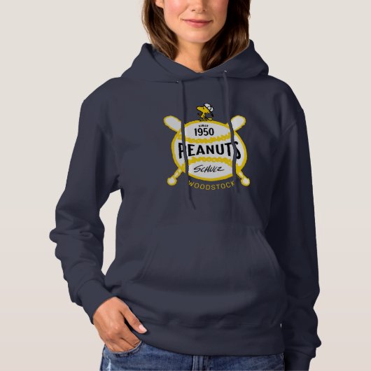 Peanuts | WoodstockPeanuts Baseball sinds 1950 Hoodie (Voorkant)