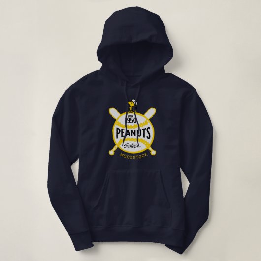 Peanuts | WoodstockPeanuts Baseball sinds 1950 Hoodie (Design voorkant)