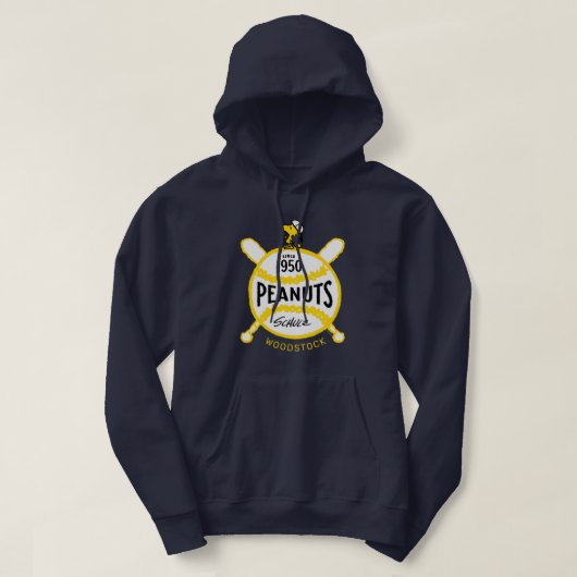 Peanuts | WoodstockPeanuts Baseball sinds 1950 Hoodie (Design voorkant)